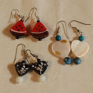 Earring trio